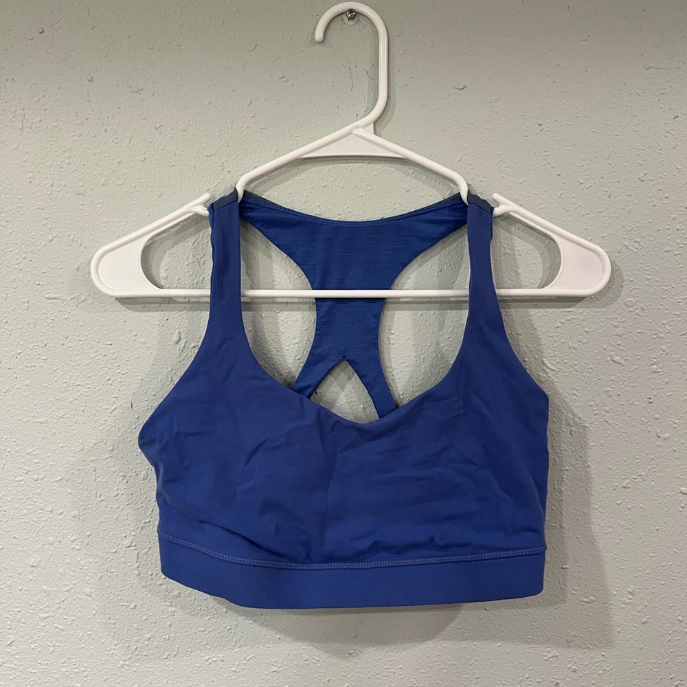 Blue Lululemon Bra